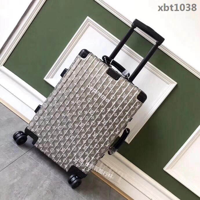 RIMOWA日默瓦 拉箱/拉杆箱 全鋁鎂合金 2018年 Lv supreme x Rimowa 震撼聯名classic flight 系列 20寸登機箱  xbt1038