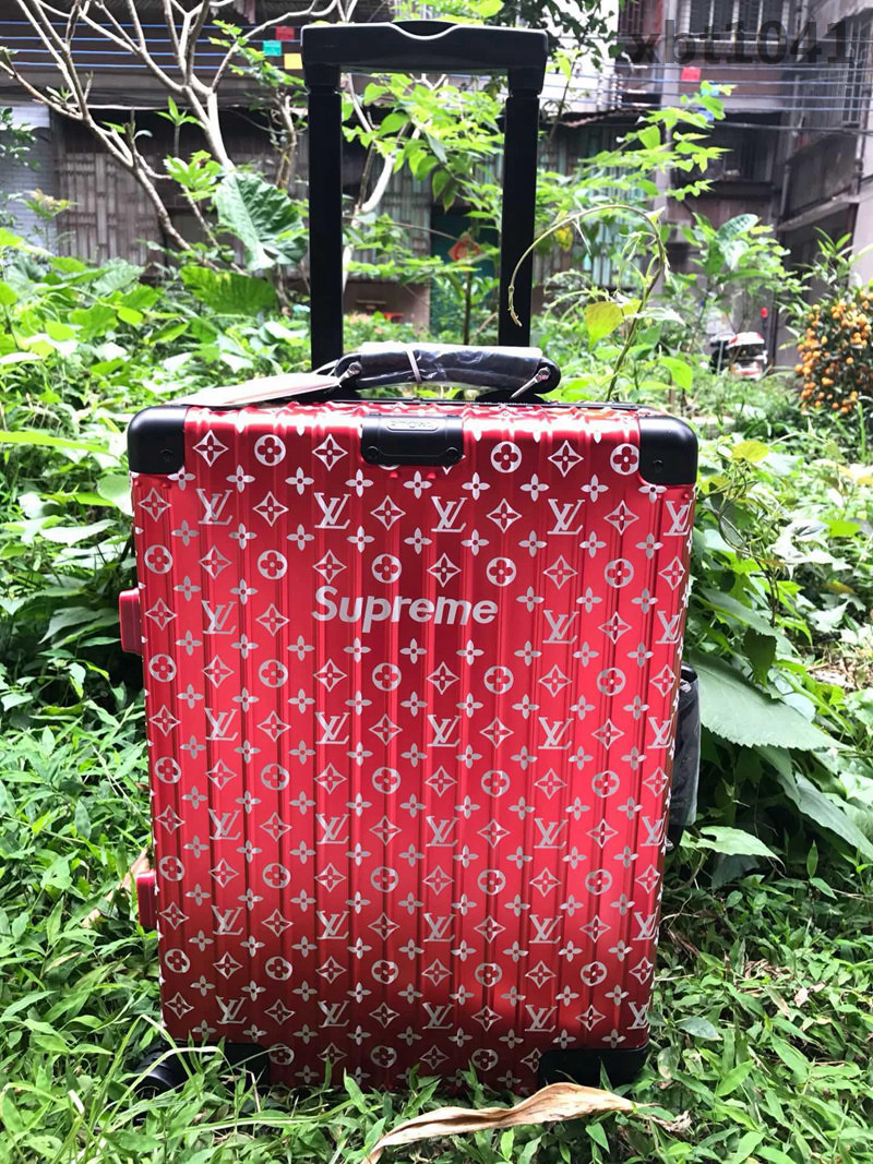 RIMOWA日默瓦 拉箱/拉杆箱 全鋁鎂合金 2018年 Lv supreme x Rimowa 聯名classic flight 系列 20寸登機箱 66631  xbt1041