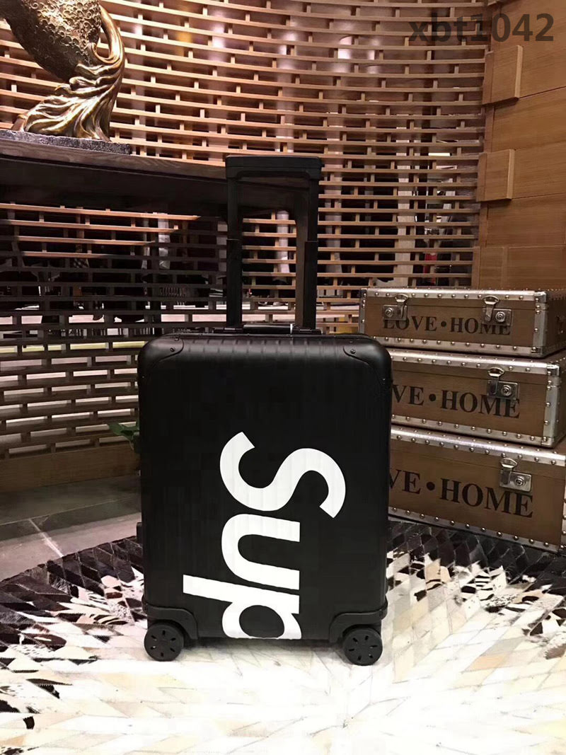 RIMOWA日默瓦 全鋁鎂合金拉箱/拉杆箱 Supreme x rimowa聯名款  xbt1042