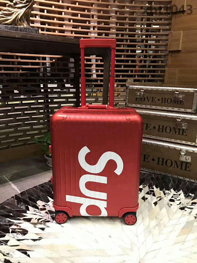 RIMOWA日默瓦 全鋁鎂合金拉箱/拉杆箱 Supreme x rimowa聯名款  xbt1043