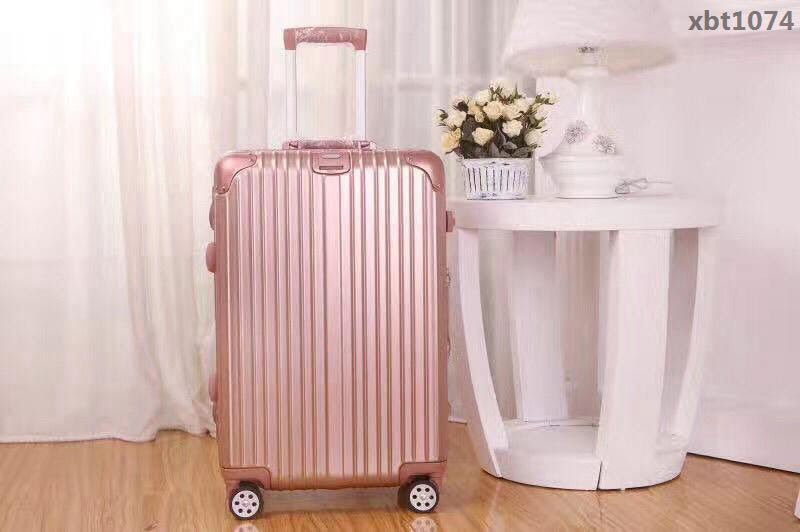 RIMOWA日默瓦 經典款拉杆箱 pc配鋁鎂合金邊框 代工廠生產 靜音萬向輪 無極拉杆拉箱  xbt1074