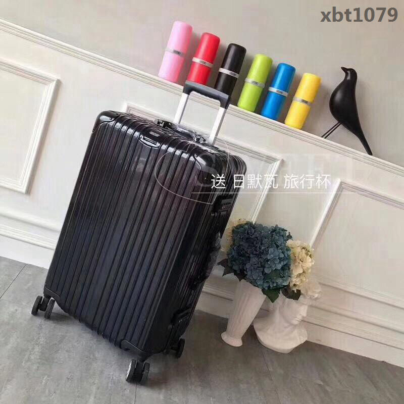RIMOWA日默瓦 經典款拉杆箱 pc配鋁鎂合金邊框 代工廠生產 靜音萬向輪 無極拉杆拉箱  xbt1079