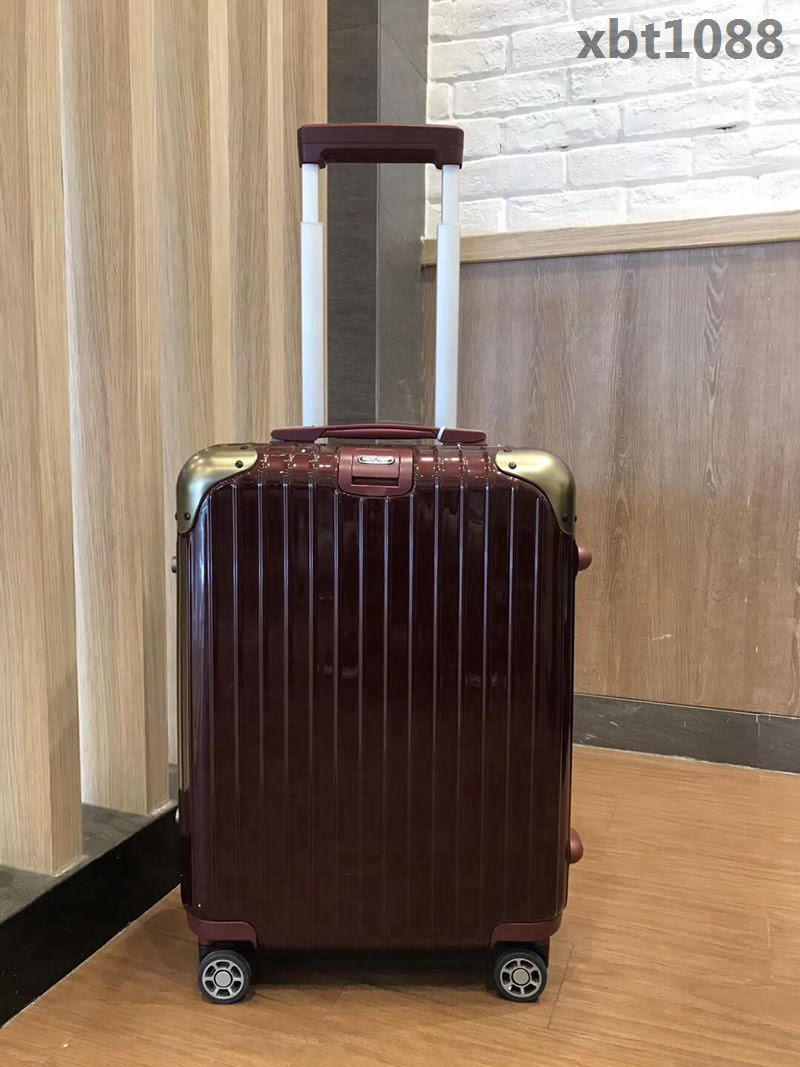RIMOWA日默瓦 Limbo Crème 限量旅行箱系列 堅固鋁合金框架 品牌專利四輪運轉系統 高端拉杆箱  xbt1088