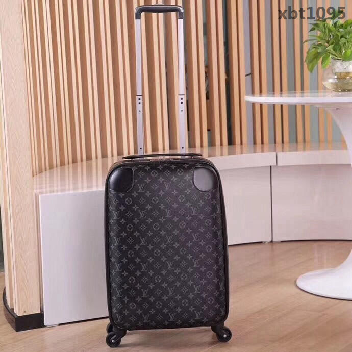 路易威登LV 20寸登機箱 超耐磨損萬向輪 加厚全鋁合金 經典百搭款拉箱  xbt1095