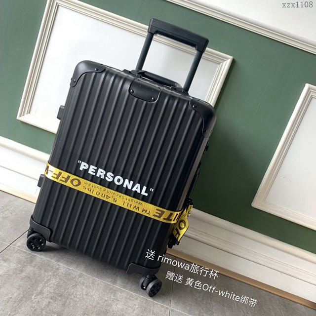 Rimowa拉杆箱 66652 Off-White與RIMOWA全新聯名 全鋁鎂合金旅行箱 日默瓦拉箱 時尚行李箱xzx1108