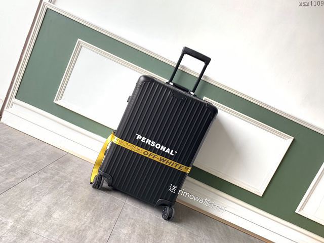 Rimowa拉杆箱 66652 Off-White與RIMOWA全新聯名 全鋁鎂合金旅行箱 日默瓦拉箱 時尚行李箱xzx1109