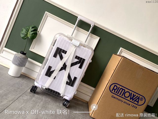 Rimowa拉杆箱 90069 Rimowa x off-white 透明箱 日默瓦拉箱 Rimowa行李箱 登機箱xzx1120
