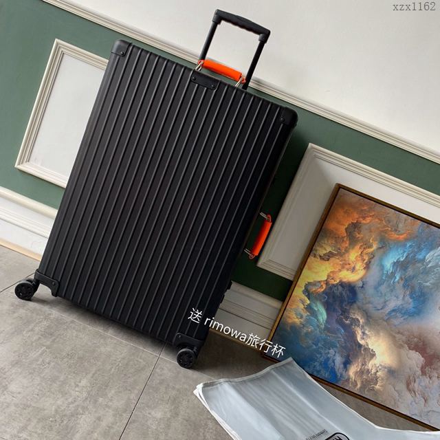 Rimowa拉杆箱 66654 Rimowa x AMBUSH 全鋁鎂合金 全新亮橘色手柄 日默瓦拉箱 行李箱xzx1162