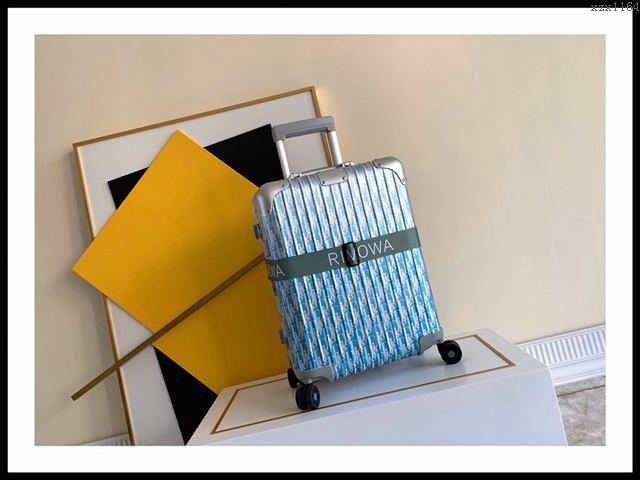 Rimowa拉杆箱 66657 全鋁鎂合金 2020年巴黎春夏新品 Dior x Rimowa聯名 日默瓦拉箱 Dior行李箱xzx1164