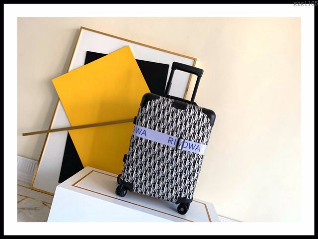 Rimowa拉杆箱 66657 全鋁鎂合金 2020年巴黎春夏新品 Dior x Rimowa聯名 日默瓦拉箱 Dior行李箱xzx1165