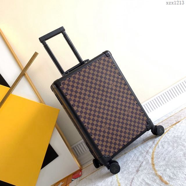 Lv驢牌行李箱 90045 Lv棋盤格拉杆箱 復古形拉箱 登機箱xzx1213