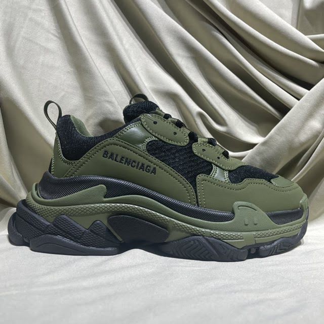 Balenciaga經典款男女鞋 巴黎世家頂級版本Triple S大底LOGO老爹鞋 Balenciaga情侶款老爹鞋  hdbl1196