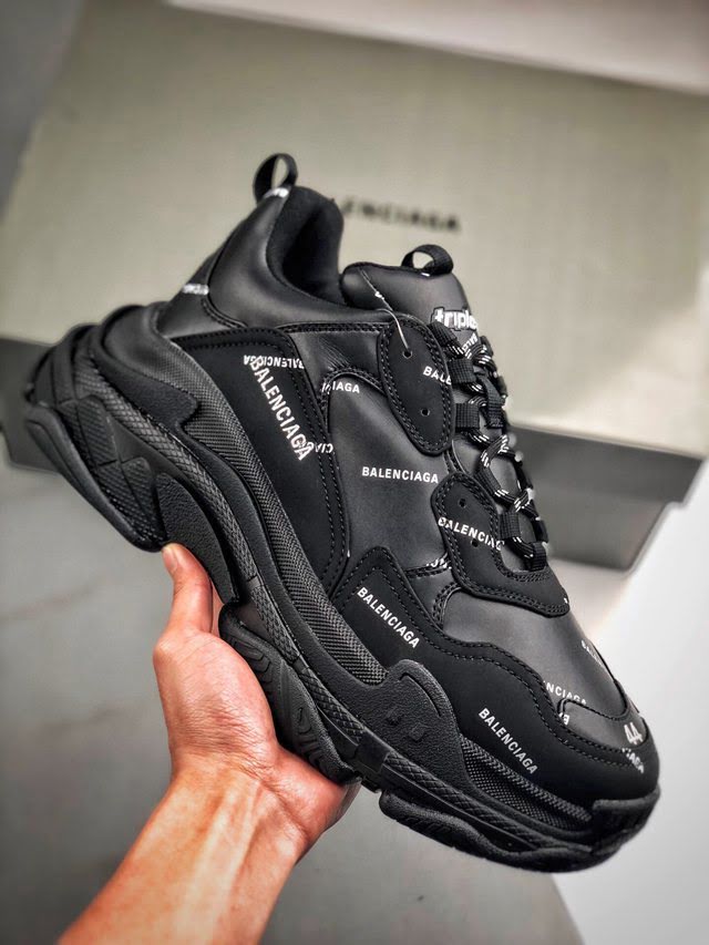 Balenciaga經典款男女鞋 巴黎世家頂級版本Triple S大底LOGO老爹鞋 Balenciaga情侶款老爹鞋  hdbl1218