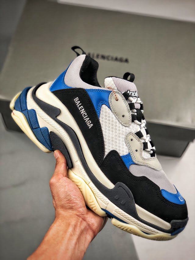 Balenciaga經典款男女鞋 巴黎世家頂級版本Triple-S 17老爹鞋 Balenciaga情侶款老爹鞋  hdbl1222