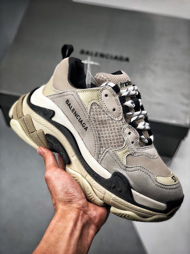 Balenciaga經典款男女鞋 巴黎世家頂級版本Triple-S 17老爹鞋 Balenciaga情侶款老爹鞋  hdbl1223
