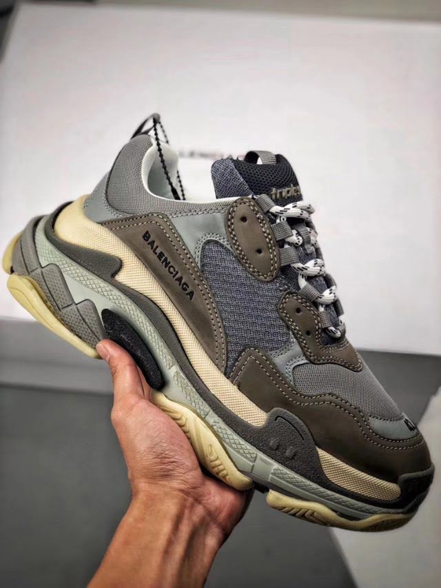 Balenciaga經典款男女鞋 巴黎世家頂級版本Triple-S 17老爹鞋 Balenciaga情侶款老爹鞋  hdbl1224