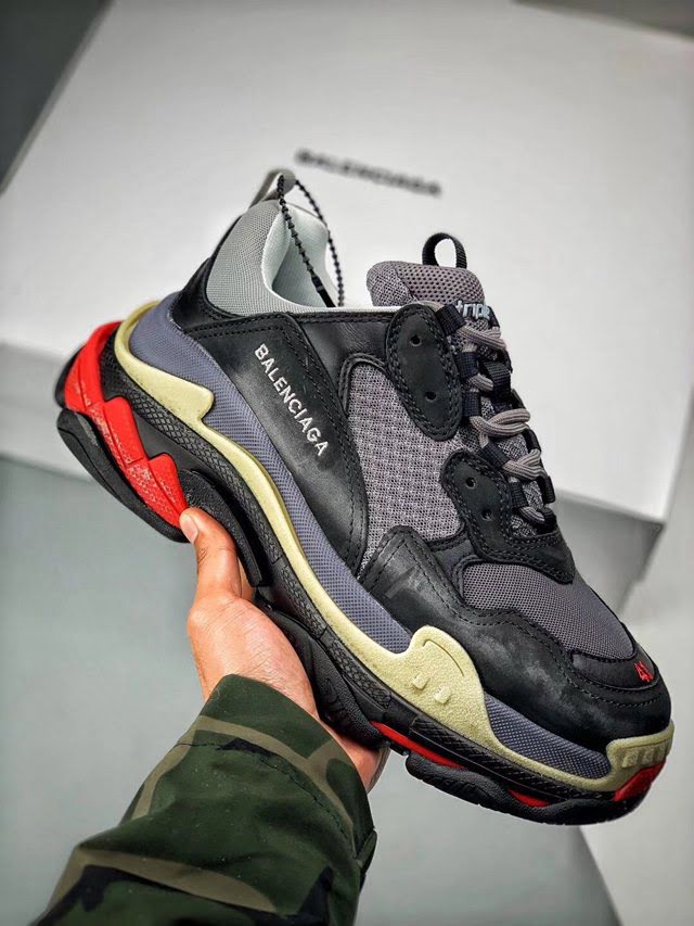 Balenciaga經典款男女鞋 巴黎世家頂級版本Triple-S 17老爹鞋 Balenciaga情侶款老爹鞋  hdbl1227