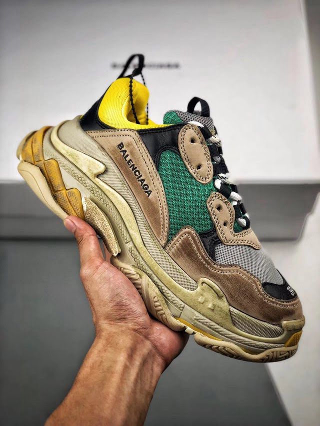 Balenciaga經典款男女鞋 巴黎世家頂級版本Triple-S 17老爹鞋 Balenciaga情侶款老爹鞋  hdbl1228