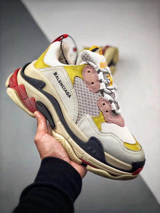 Balenciaga經典款男女鞋 巴黎世家頂級版本Triple-S 17老爹鞋 Balenciaga情侶款老爹鞋  hdbl1230
