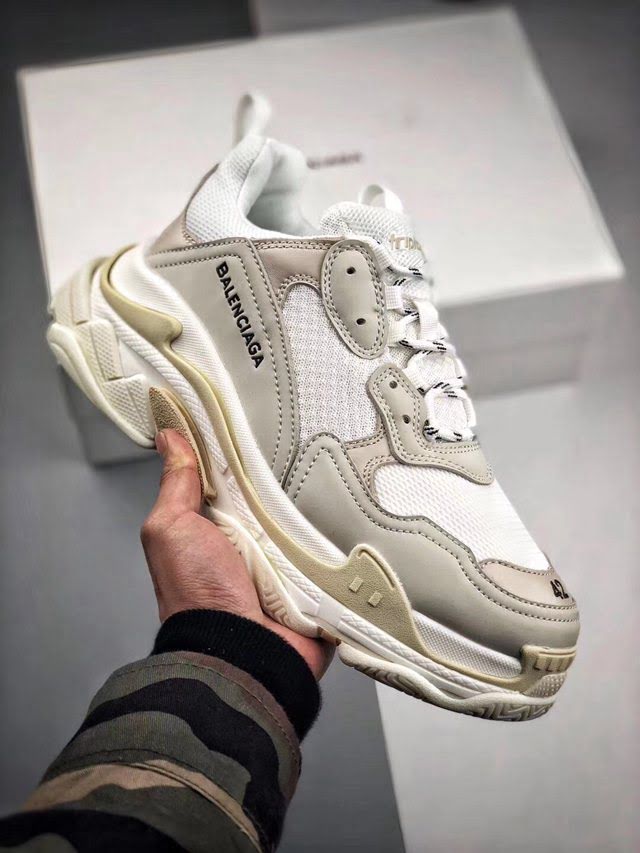 Balenciaga經典款男女鞋 巴黎世家頂級版本Triple-S 17老爹鞋 Balenciaga情侶款老爹鞋  hdbl1234