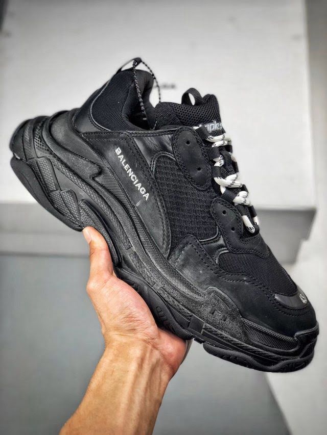 Balenciaga經典款男女鞋 巴黎世家頂級版本Triple-S 17老爹鞋 Balenciaga情侶款老爹鞋  hdbl1235