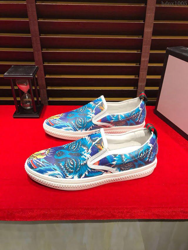 GUCCI男鞋 官網爆賣款 古馳經典款 Gucci男士休閒板鞋  hdnx1005