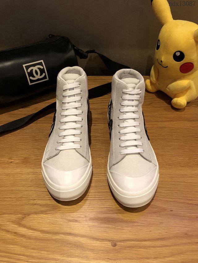 Nike男鞋 2019秋冬 耐克聯名Air Jordan 1最新系列 耐克高幫磨砂牛皮休閒男鞋  hdx13087