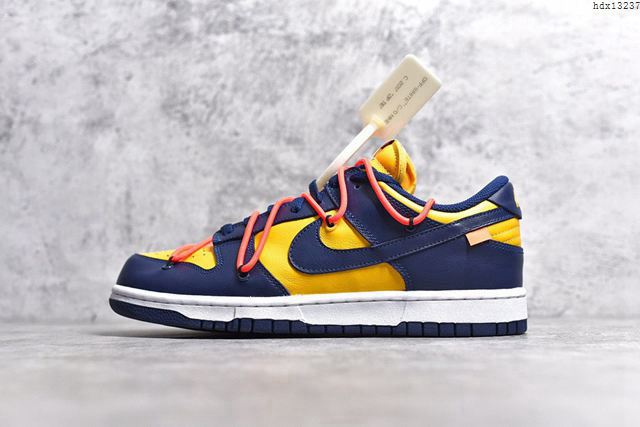 Nike男鞋 耐克新款 Nike Zoom Dunk SB北卡藍 Off-White聯名休閒板鞋 男女同款  hdx13237