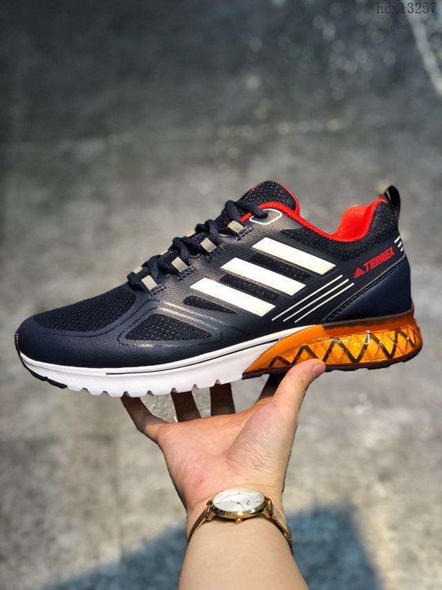 Adidas男鞋 阿迪達斯2019秋季新款 網面輕便運動休閒男跑步鞋  hdx13257