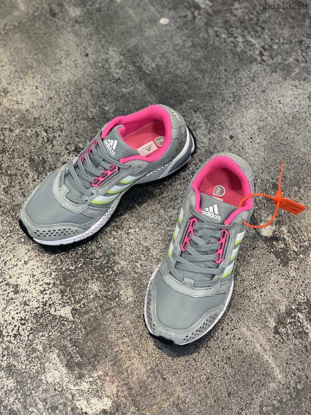 Adidas鞋 阿迪達斯秋冬新品 馬拉松 豬巴加厚網 休閒運動慢跑鞋 男女同款  hdx13288