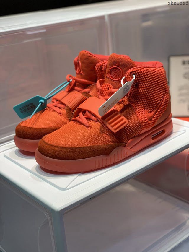Nike男女鞋 耐克高幫運動鞋 Nike Air Yeezy 2 Red October侃爺紅椰子  xhn1586