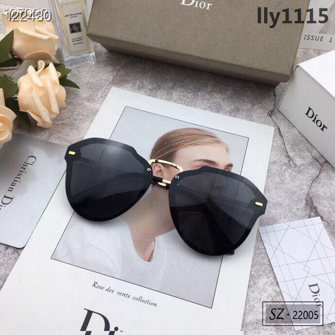 DIOR-迪奧 2019新款 太陽鏡 減輕強光負擔 遮擋有害光線防輻射 出行旅遊必備品 22005  lly1115