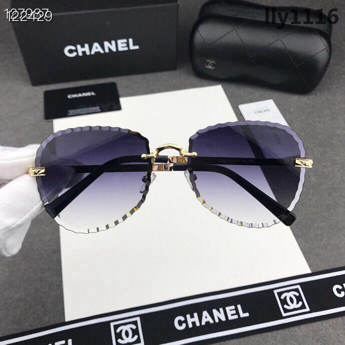 CHANEL香奈兒 小香家爆款 鑽石切邊 時尚百搭 女款太陽鏡  lly1116