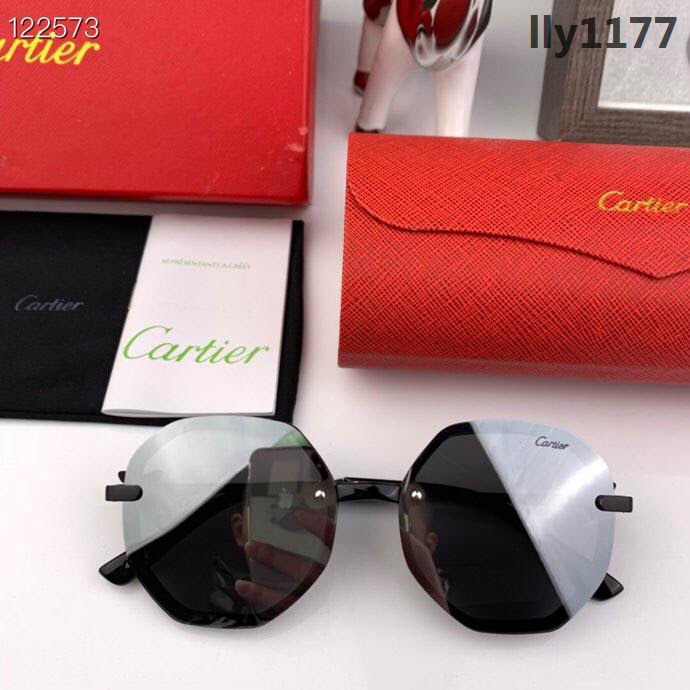 CARTIER卡地亞 2019網紅同款 卡地亞新款 大框偏光墨鏡 寶麗來超清偏光太陽鏡 3346  lly1177