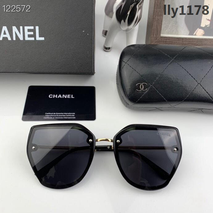 CHANEL香奈兒 2019網紅同款 香奈兒新款 大框偏光墨鏡 寶麗來超清偏光 太陽鏡 2948  lly1178