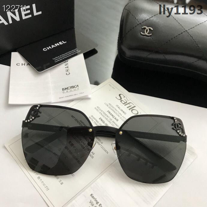 CHANEL香奈兒 19年開春新款 CH5833 潮流爆款 時尚圓框太陽鏡 高品質 網紅潮款墨鏡  lly1193