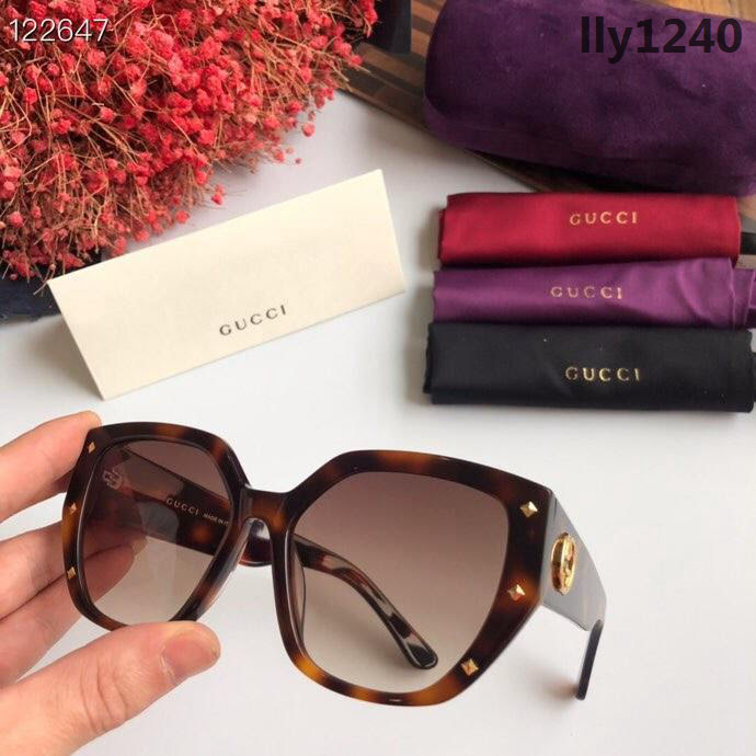 GUCCI古馳 新品 時尚百搭女款太陽鏡 GG0613  lly1240