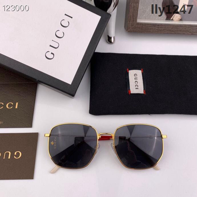 GUCCI古馳 2019新款 古奇小蜜蜂系列 女士情侶款 偏光太陽鏡 8806  lly1247