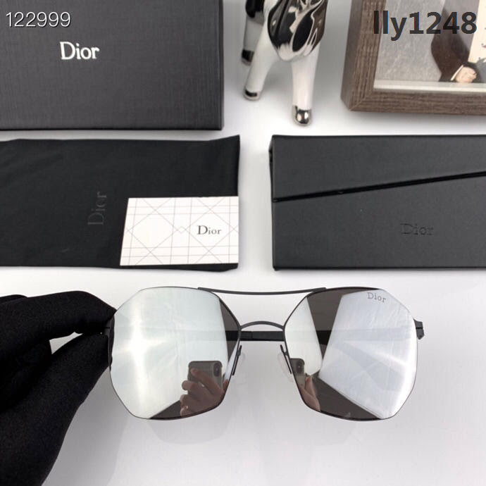 DIOR-迪奧 2019新款 超輕無螺絲壓不壞系列情侶款 大框多邊形 男女通用太陽鏡 100%紫外線防護 5460  lly1248