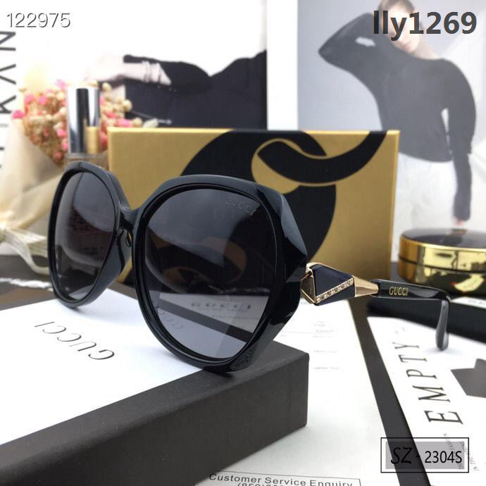 GUCCI古馳 新款太陽鏡 遮擋有害光線防輻射 出行旅遊必備品 2304S  lly1269