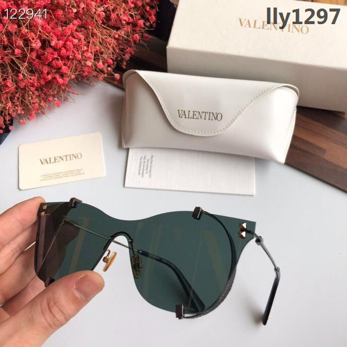 VALENTINO 華倫天奴 一體式連體鏡片 厚邊金屬網 防風防沙墨鏡 VA2016  lly1297