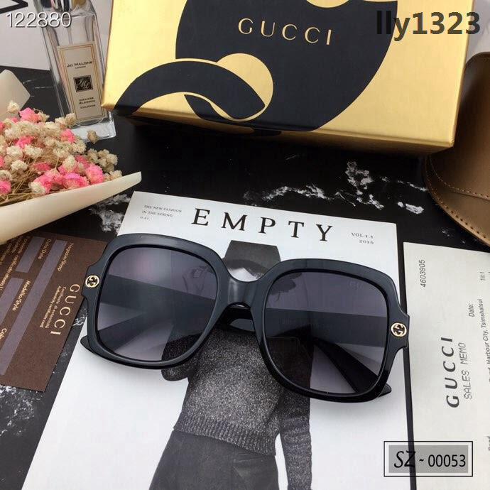 GUCCI古馳 新款太陽鏡 遮擋有害光線防輻射 出行旅遊必備品 00053  lly1323