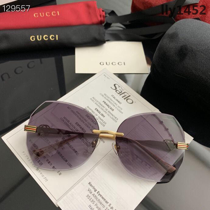 GUCCI古馳 女士圓框太陽鏡 完美品質 獨特設計 適合各種臉型 經典太陽鏡   lly1452