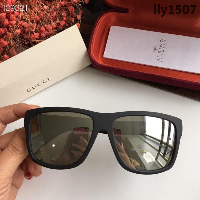 GUCCI古馳 GG1124 2018年新款 超輕材質 男裝偏光款 POLARIZED義大利時尚 太陽鏡  lly1507