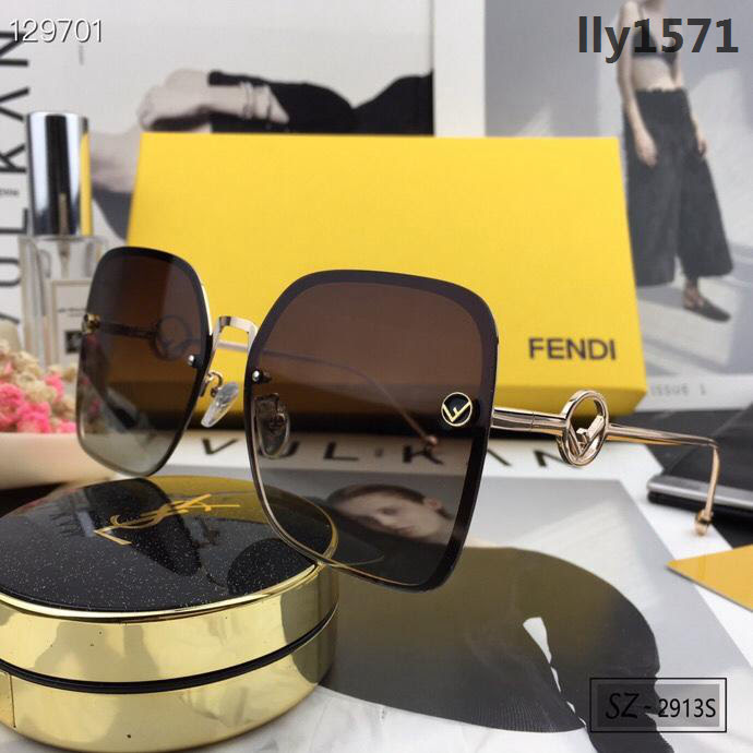 FENDI芬迪 寶麗來樹脂偏光鏡片 TR90鏡架 2019新款太陽鏡 遮擋有害光線防輻射 2913S  lly1571