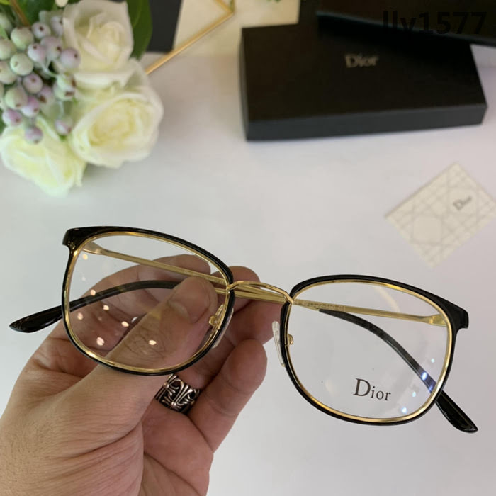 DIOR-迪奧 新款 可自配近視 小清新光學眼鏡架 男女款 時尚百搭  lly1577