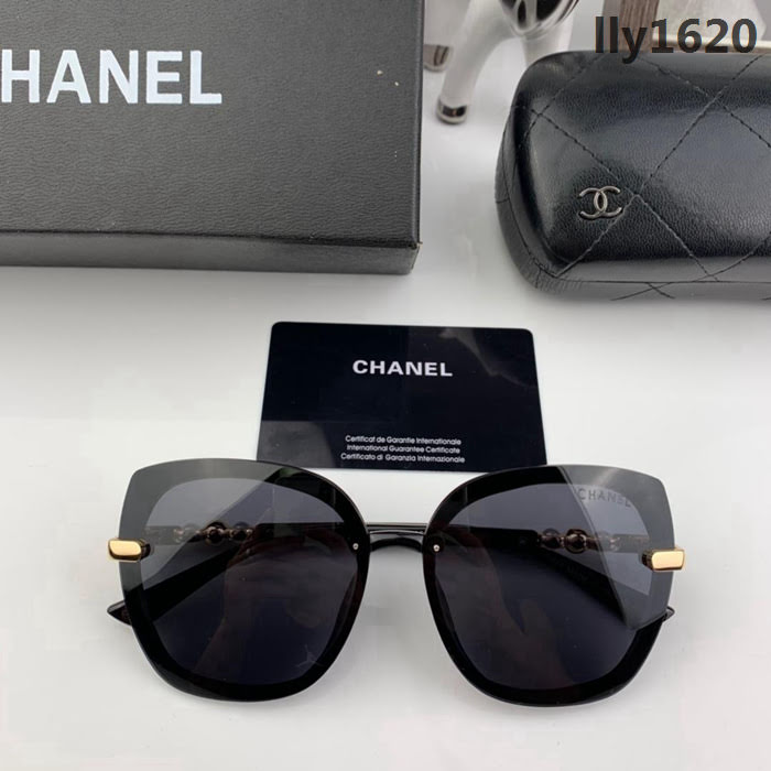 CHANEL香奈兒 2019新款 專櫃同款 寶麗來樹脂偏光鏡片 時尚百搭 女款太陽鏡 3338  lly1620