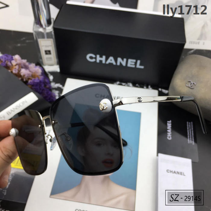 CHANEL香奈兒 2018新款 小香太陽鏡 PC鏡架 遮擋有害光線防輻射 2914S  lly1712