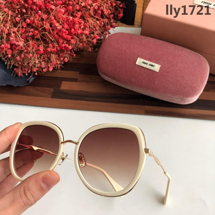 MIUMIU繆繆 2019新款 高定走秀款 女款太陽鏡 SMU028S  lly1721