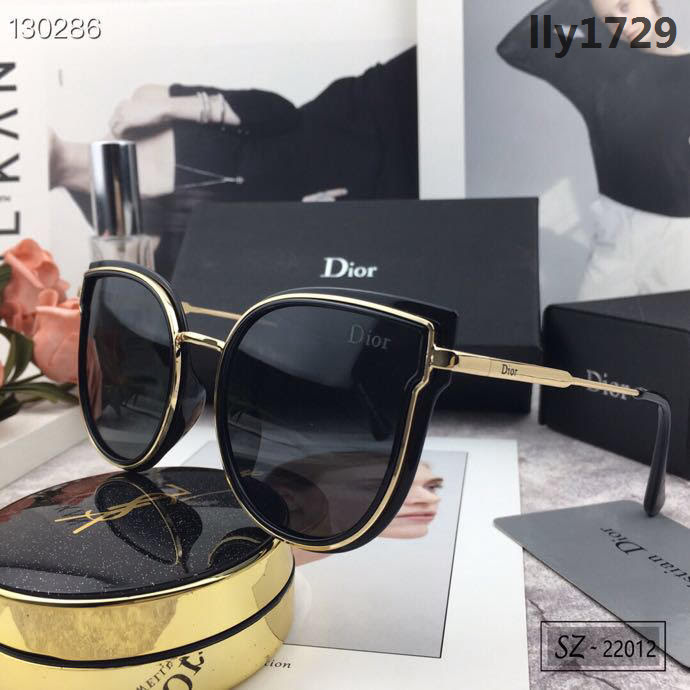 DIOR-迪奧 2019新款 太陽鏡 減輕強光負擔 遮擋有害光線防輻射 出行旅遊必備品 22012  lly1729